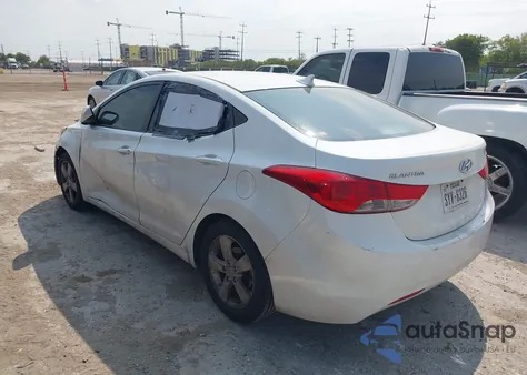 2012 Hyundai Elantra Gls из США, поврежденный, VIN 5NPDH4AE2CH073180
